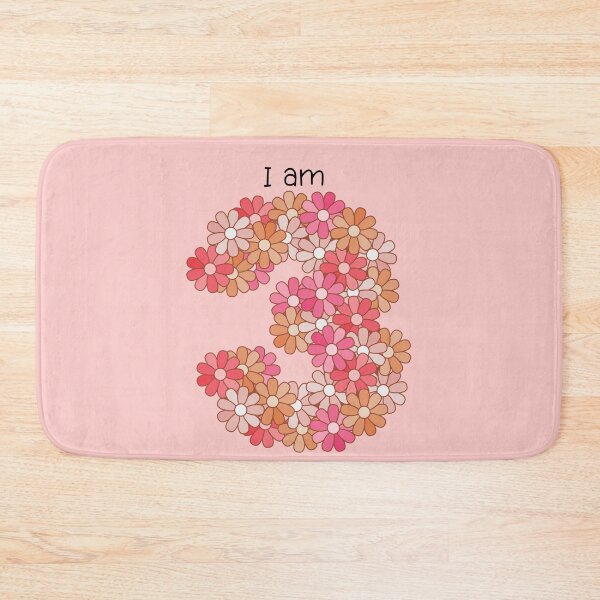 Item preview, I Am 3 (Three). Three Year Old Birthday Girl. designed and sold by JellyBeenzz.