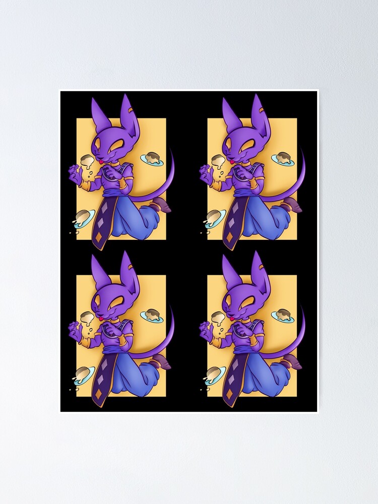 "Dragon Ball Beerus and Pudding Pack" Poster for Sale by GenjitsuArt