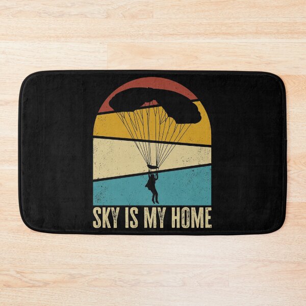 Item preview, Sky is my Home. Funny Skydiver Quote, Skydiving Retro Vintage, Parachutist designed and sold by AS-Shirts.