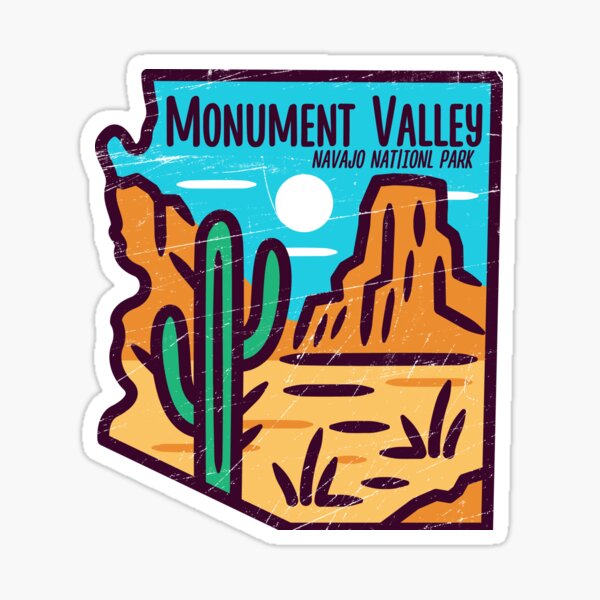 Item preview, Vintage Retro Monument Valley Navajo Tribal Park Arizona AZ designed and sold by Munchy Codex.