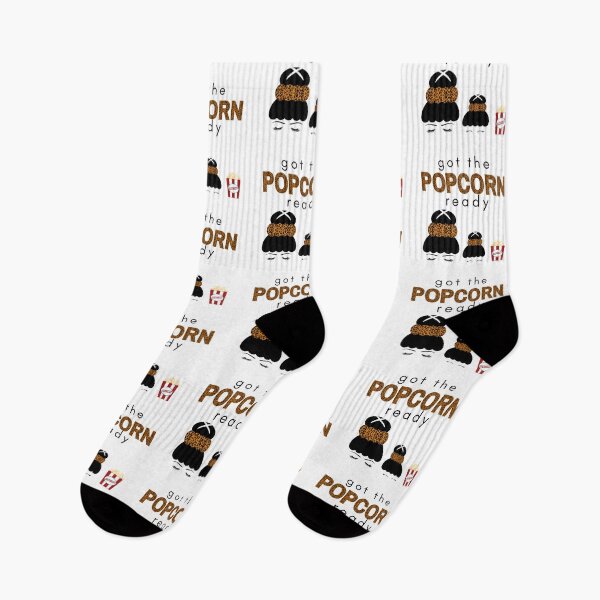 Item preview, Got the popcorn ready - mum and daughter scrunchies 1 - leopard printed texts designed and sold by visitsopo.