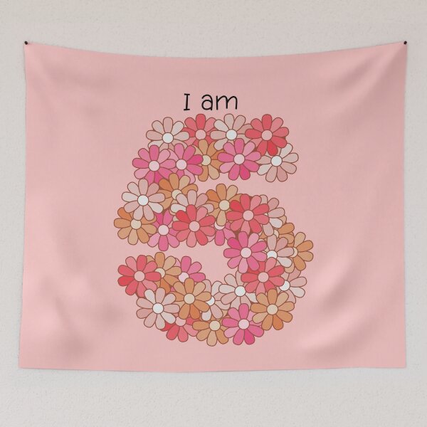 Item preview, I Am 5 (Five). Five Year Old Birthday Girl. designed and sold by JellyBeenzz.