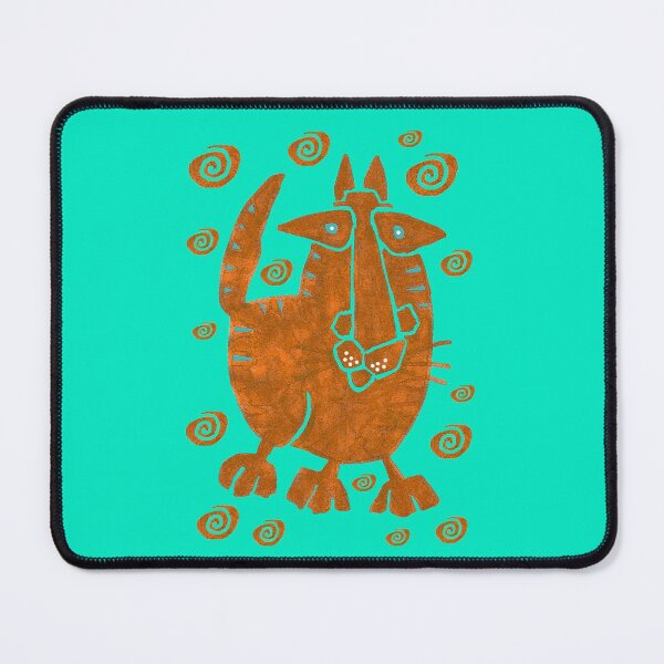 Item preview, Primitive Art Cat III copper red designed and sold by cuprum.
