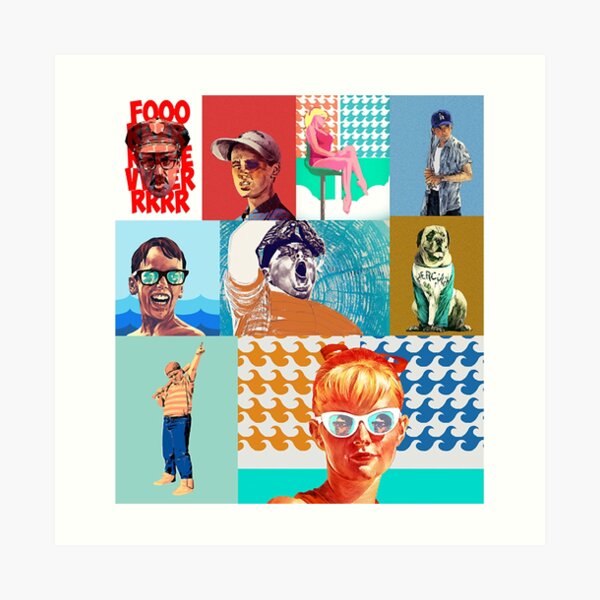 Cartoon Sandlot (Benny The Jet) Art Board Print for Sale by