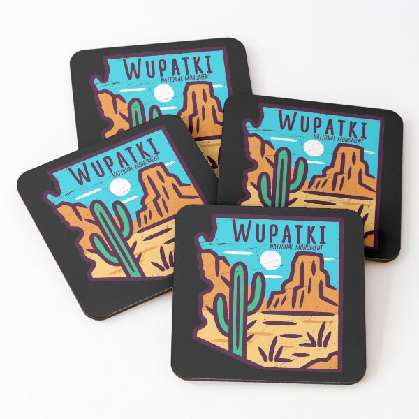 Artikelvorschau, Vintage Retro Wupatki National Monument Arizona Az entworfen und verkauft von Munchy Codex.