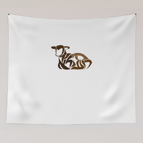 Item preview, Psalm 23 Sheep Sticker Copy designed and sold by ROSEANNMCKECH.