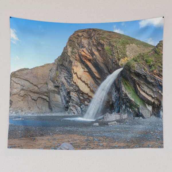 Item preview, Sandymouth Waterfall designed and sold by Dave Hare Photography.