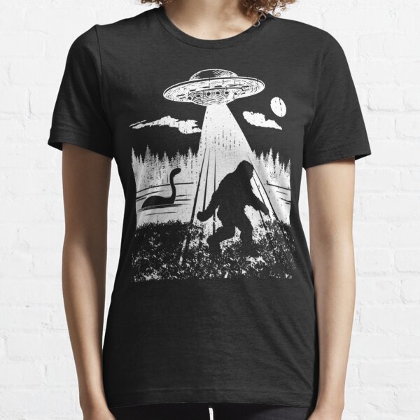 Item preview, Bigfoot UFO Abduction Funny Sasquatch Aliens Cryptozoology designed and sold by Jrional.