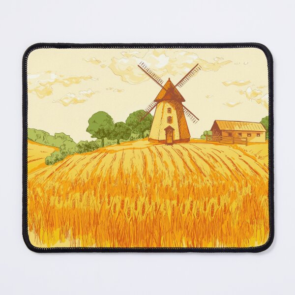 Item preview, Watercolor Countryside Landscape designed and sold by Vector Scout Lab.