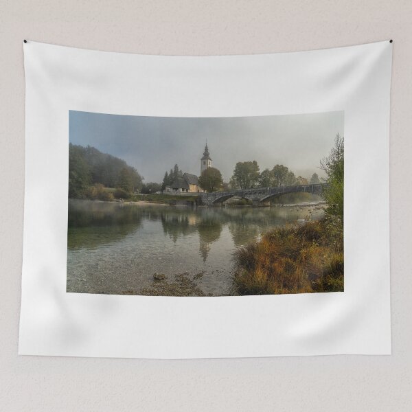Item preview, Church of John the Baptist at Bohinj designed and sold by DiFigianoPhoto.
