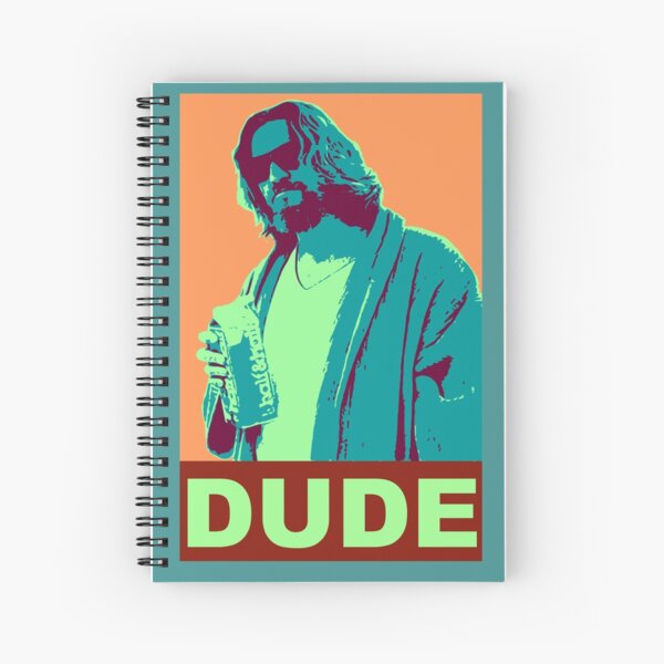 The Dude Propaganda Spiral Notebook