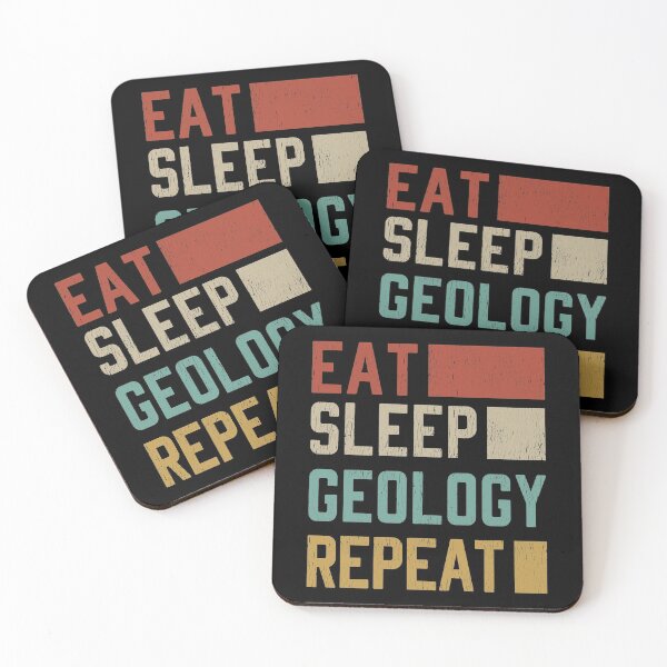 Item preview, Eat Sleep Repetición de geología - Geólogo Profesor de geología vintage divertido designed and sold by T-shirt For You.