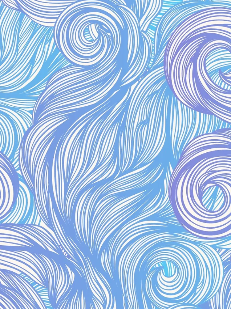Thumbnail 4 of 4, iPhone Case, Beautiful Seamless Abstract Blue Pattern designed and sold by JTS STORE.