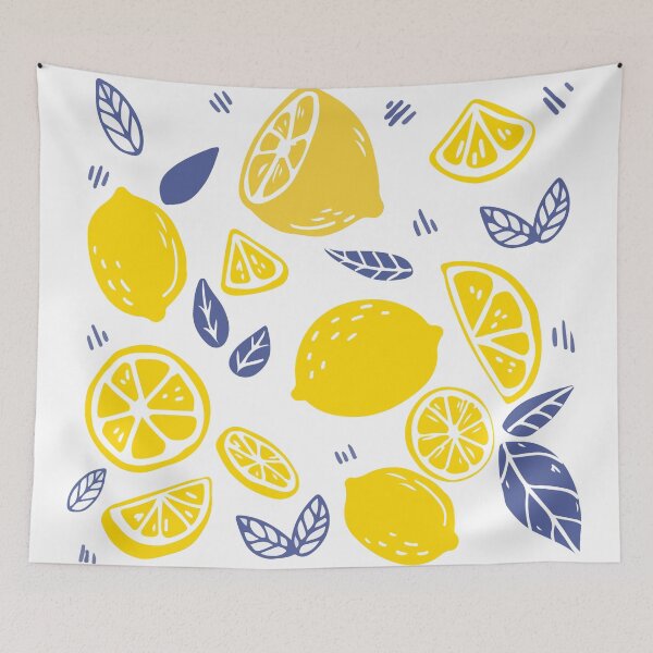 Item preview, Lemon Pattern Art designed and sold by JTS STORE.