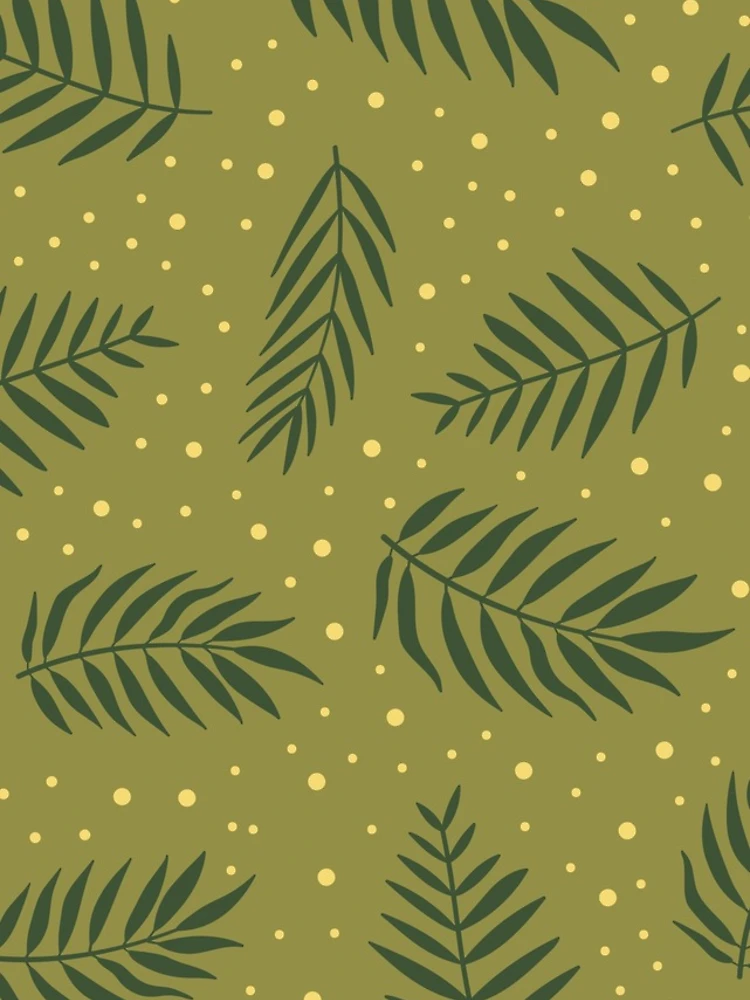 Thumbnail 4 of 4, iPhone Case, Leaves Pattern Background designed and sold by JTS STORE.