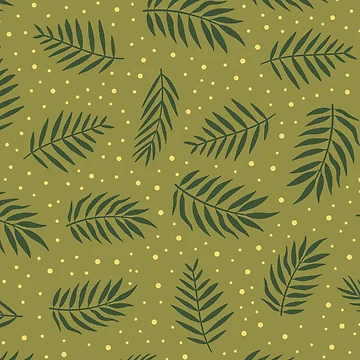 Artwork thumbnail, Leaves Pattern Background by JTS STORE
