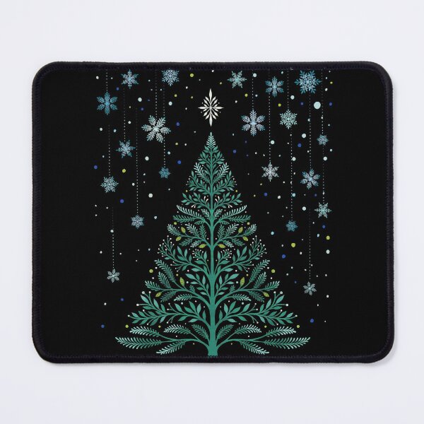 Item preview, Christmas Night Tree - Snowy designed and sold by episodicDrawing.