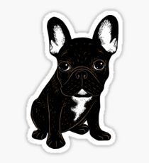 Brindle French Bulldog Sticker