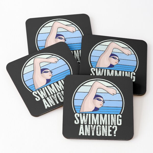 Item preview, Swimming Anyone, Funny Swimmer Retro, Swimming lover designed and sold by AS-Shirts.