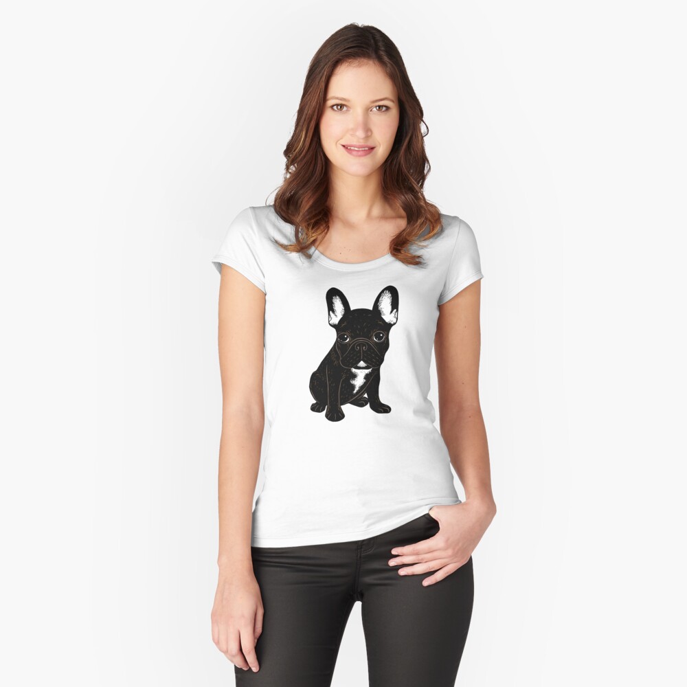 Item preview, Fitted Scoop T-Shirt designed and sold by cheesim.