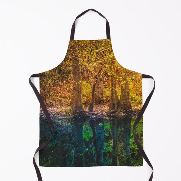 Item preview, Forest Trees Reflected Calm Water river Autumn designed and sold by JTS STORE.