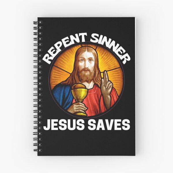 Item preview, Repent Sinner Lord Jesus Christ Saves Christian Bible designed and sold by RGRamsey.