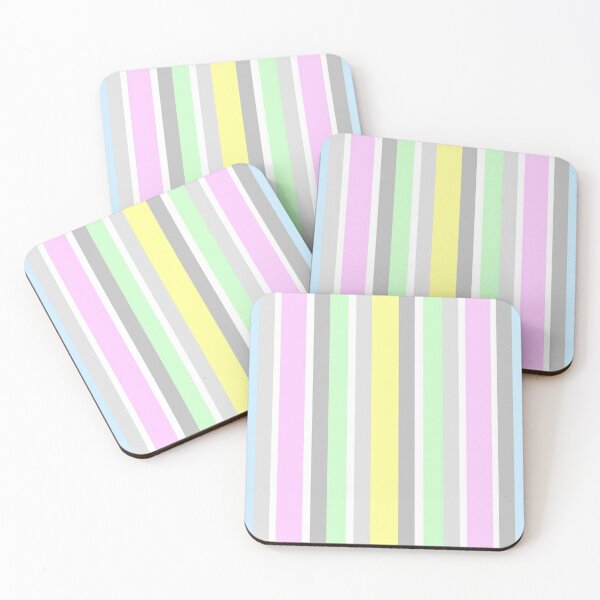 Item preview, Colorful pastel stripes pattern designed and sold by NoahDea.