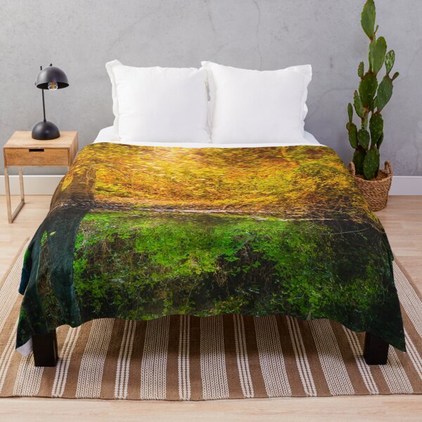 Item preview, Forest Trees Reflected Calm Water river Autumn designed and sold by JTS STORE.