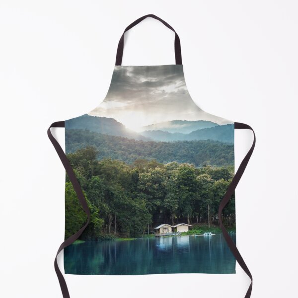 Item preview, Lake Landscape With Mountains Winter Season Chiang Mai Thailand designed and sold by JTS STORE.