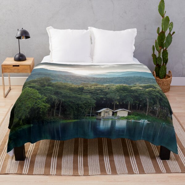 Item preview, Lake Landscape With Mountains Winter Season Chiang Mai Thailand designed and sold by JTS STORE.