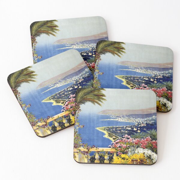 Item preview, Italy Scenic Coastline Illustration designed and sold by JoyforU.