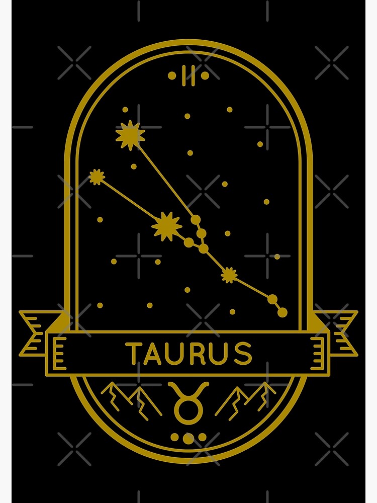 Taurus April 20 May 20 Zodiac Sign Poster