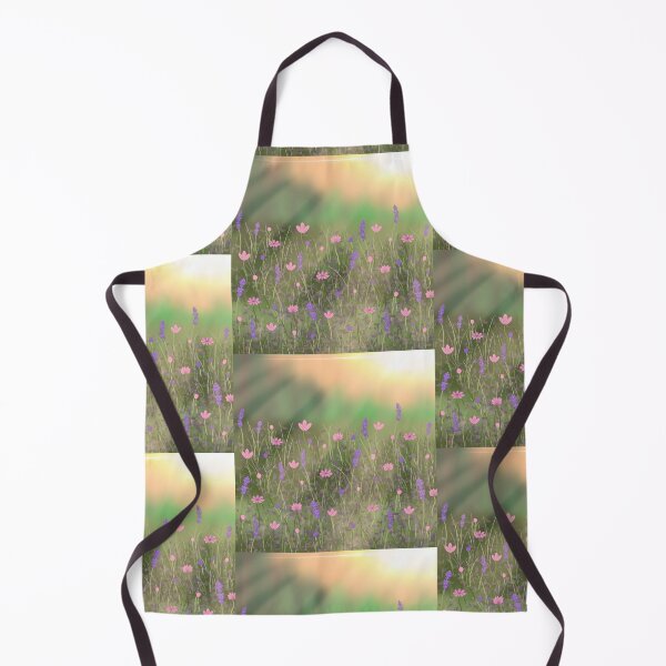 Item preview, Wildflower meadow at sunset designed and sold by Famjoillustrate.