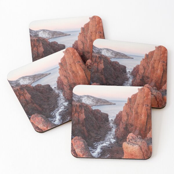 Item preview, White Sea Coast Wonderful Colorful Mountain Landscape designed and sold by JTS STORE.