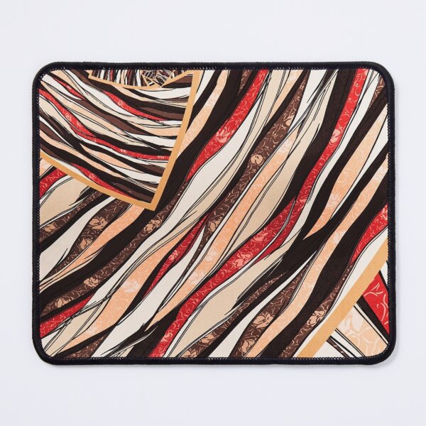 Item preview, Curved brown line pattern designed and sold by NoahDea.
