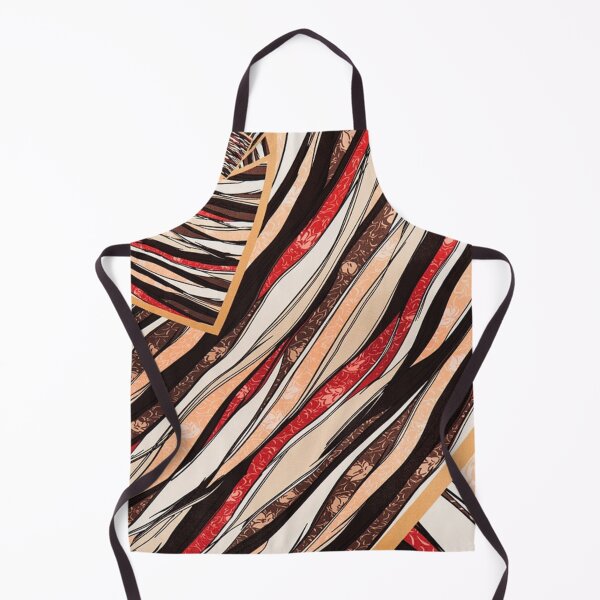 Item preview, Curved brown line pattern designed and sold by NoahDea.