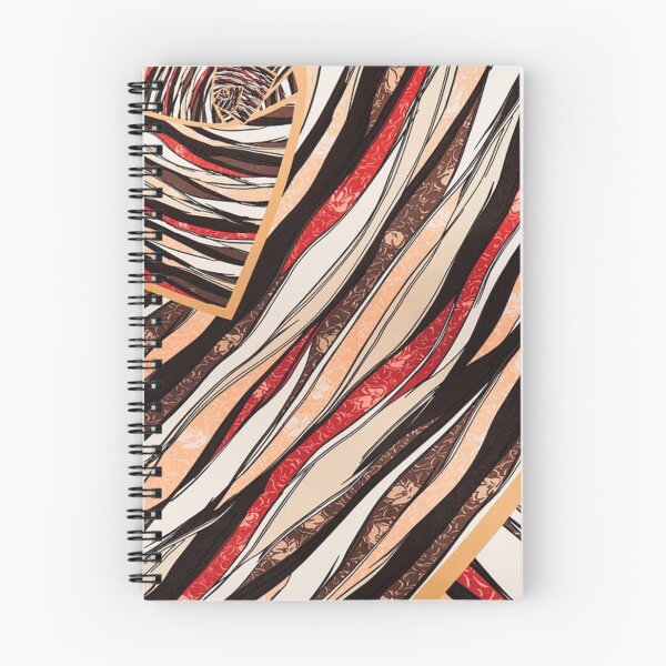 Item preview, Curved brown line pattern designed and sold by NoahDea.