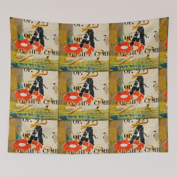 Item preview, Typography, abstract mixed media collage designed and sold by veraD58.