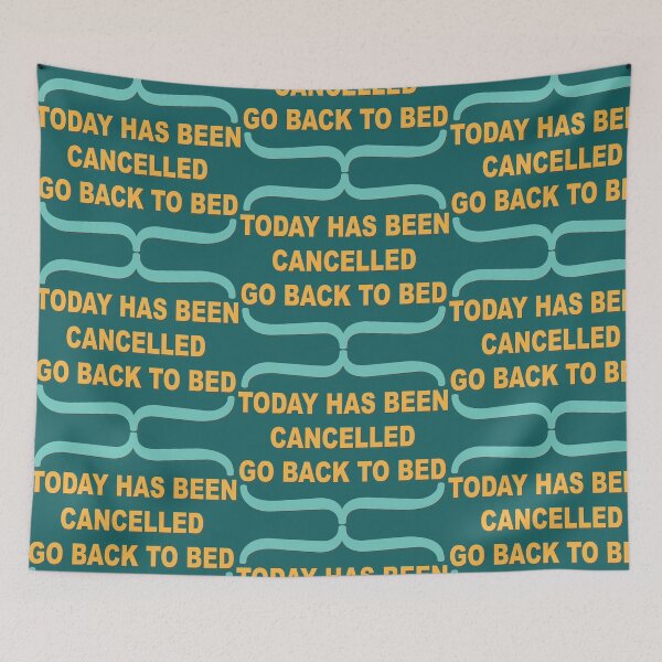Item preview, Today has been cancelled go back to bed designed and sold by portokalis.