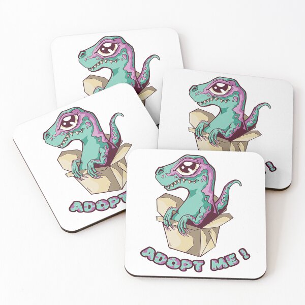 Item preview, Adopt Me - Cute Raptor Craving Love   designed and sold by StatelyTshirts.