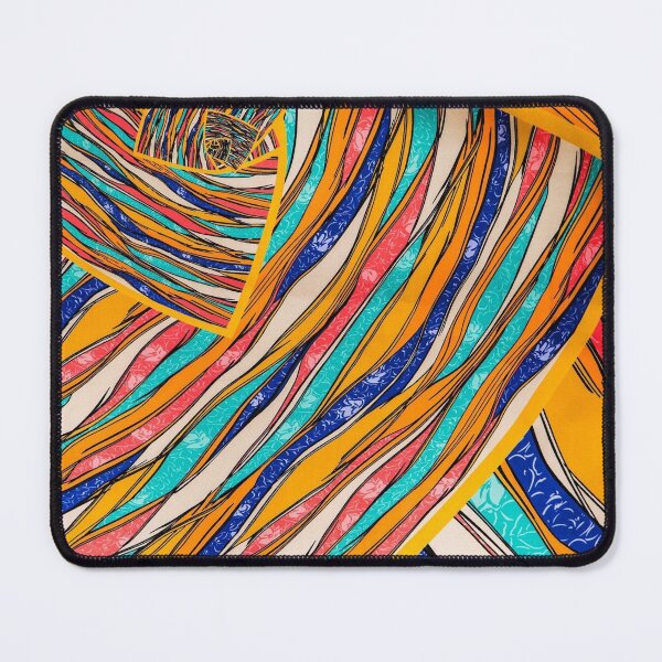 Item preview, Curved colorful lines pattern designed and sold by NoahDea.
