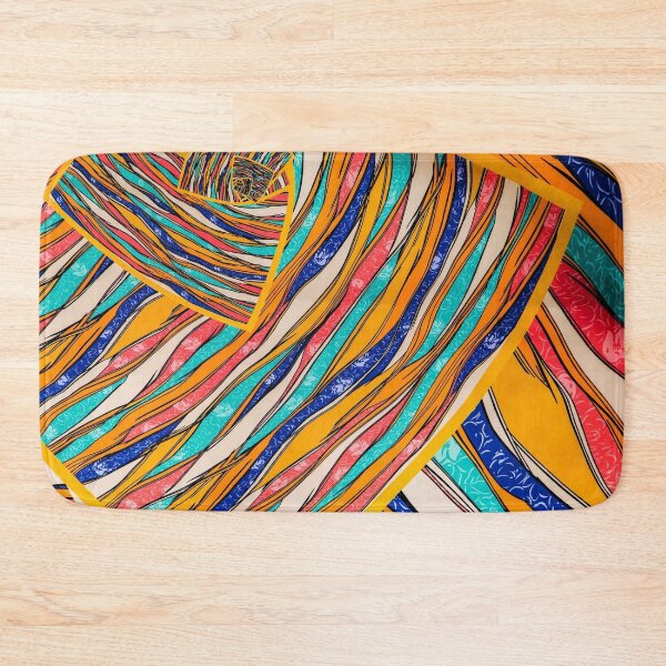 Item preview, Curved colorful lines pattern designed and sold by NoahDea.