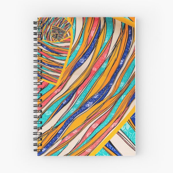 Item preview, Curved colorful lines pattern designed and sold by NoahDea.
