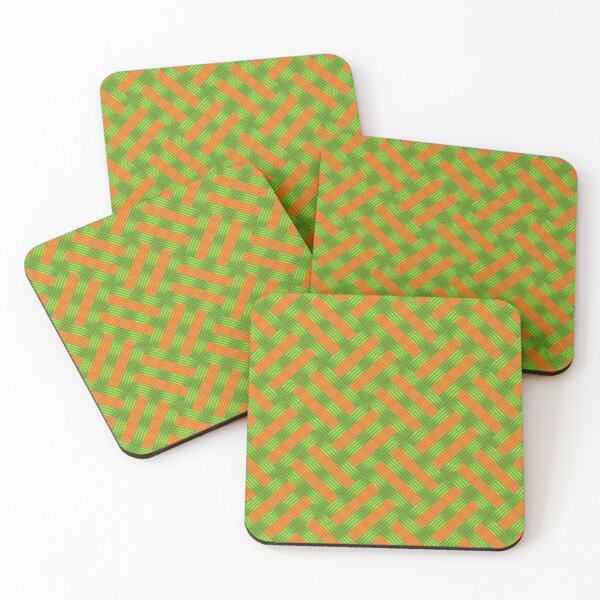 Item preview, Contemporary Emerald Green Orange Textured Design designed and sold by Allison King.
