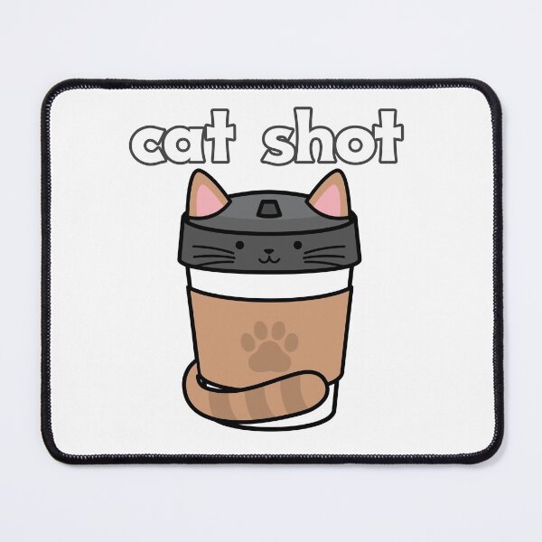 Item preview, cat shot designed and sold by qofebean.