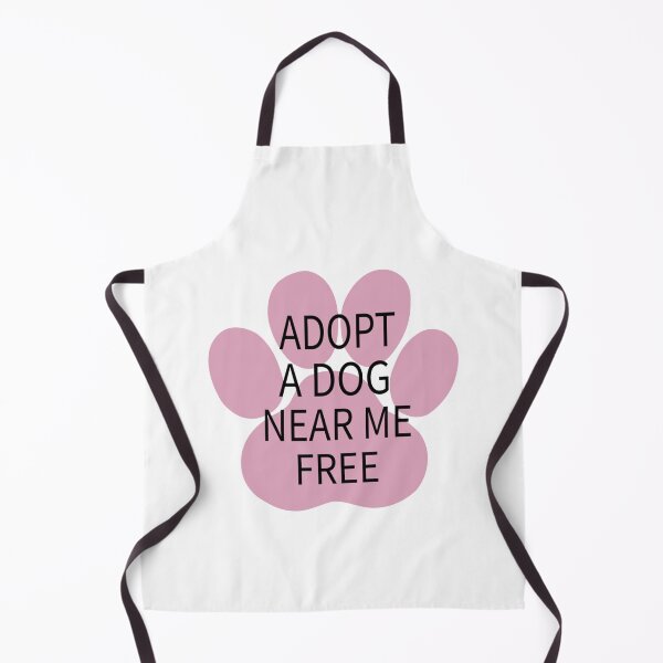 Item preview, Adopt A Dog Near Me Free - Pink Paw   designed and sold by StatelyTshirts.