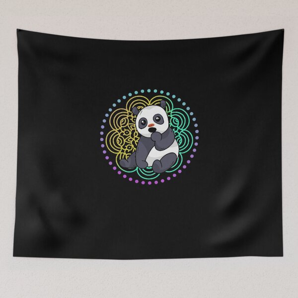 Item preview, Panda Mandala Geometric Aesthetic Art Animal Lover designed and sold by Nessshirts.