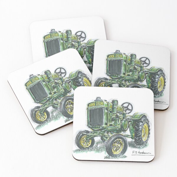 Item preview, Green  vintage Tractor.  designed and sold by Francohanekom.