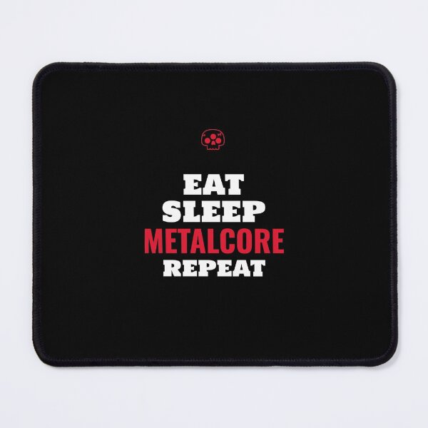 Item preview, Eat Sleep Metalcore Repeat - Heavy Metal Metalcore Design designed and sold by Shirtlify.