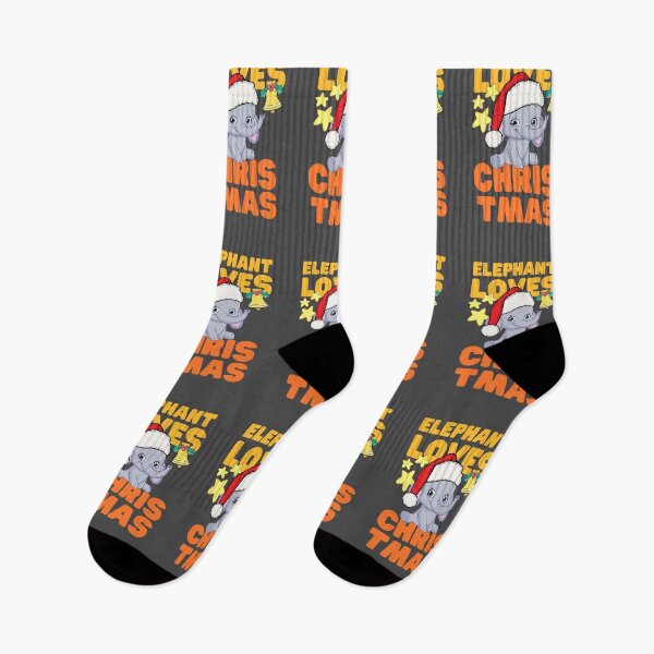Item preview, Elephant Loves CHRISTMAS designed and sold by Keep Smiling.